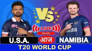 United States of America vs Namibia, 26th Match, Group A, ICC Men's T20 World Cup 2026 - Commentary