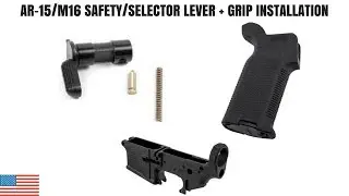 AR-15 Safety Selector Lever Install