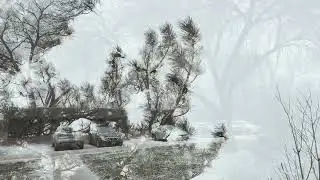 Snow and wind in Nebraska ￼