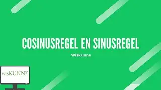 Cosinusregel en sinusregel in willekeurige driehoeken