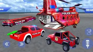 US Police Limo Car Transporter in Cargo Plane #3 - Police Car Transport Sim - Android Gameplay [HD]