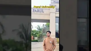 My first day at Parul University || honest review || #truth #pu #minivlog #shorts #6am
