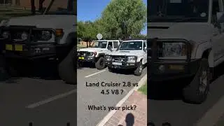 Land Cruiser 79 vs 76 series. #landcruiser #2.8gd6 #v8 #modified #bullbar #lifted #music #cars #4x4