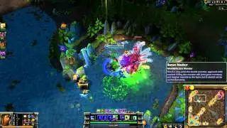League of Legends Swain solo dragon+baron