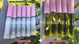 DIY HOW TO: LASH GROWTH SERUM & EYEBROW GEL (ALOE VERA INFUSED) | ENTREPRENEUR LIFE SERIES EP. 2