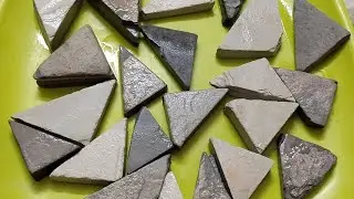 💫🤩Over Night Wet 💦 Slate Triangle🔺 Satisfying Scraping Video💥⚡