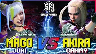 SF6 ▰ MAGO (Juri) vs AKIRA (Cammy) ▰ Street Fighter 6 High Level Gameplay