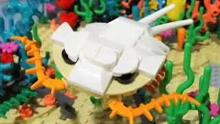 LEGO Burgess Shale (Cambrian Explosion) Diorama Progress