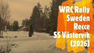 WRC Rally Sweden - Recce SS - Västervik (2026)