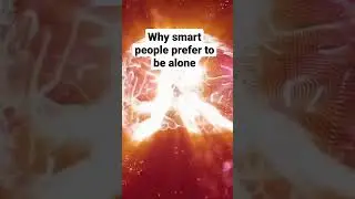 why smart people prefer to be alone.
