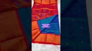 New trending Paithani saree 2025| new colour of Semi paithani Yeola | shubham paithani |#silksaree