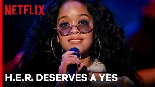 What Would You Do If H.E.R. Called You Onstage? 🎶 | Yes Day | Netflix