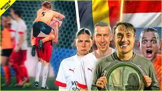 HEFTIGE BOTSING NOAH EN MICHIEL !!  LUUK STEEN BESPRINGT TEGENSTANDER !! BELGIE - NEDERLAND (deel 2)