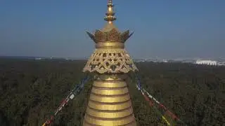 Beautiful cinematic drone shot of ctown monasteries.🫶👌