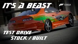 Forza 6: Fast & Furious Supra Test Drive Stock/Built