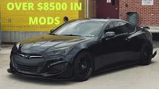 Genesis Coupe gets over 8,500 dollars in performance modifications