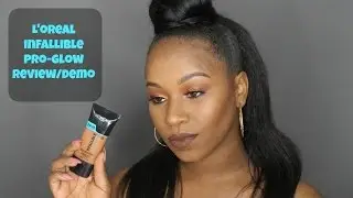 NEW! L'oreal Infallible Pro Glow 212 Cocoa Review/Demo