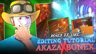 BONEX X AKAZA EDITING TUTORIAL LIKE @BONEX4_FF 🤯 | NEW INFINITY CASTAL SHORTS EDITING TUTORIAL 🔥 