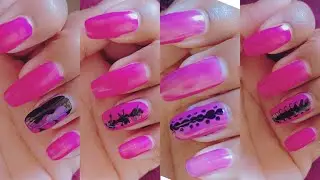 easy and stylish Neil's design..✨&hearts;️🦋#viralvideo #nailart #nails #naildesign