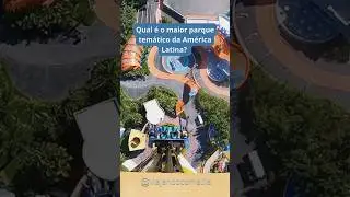 Qual &eacute; o maior Parque Tem&aacute;tico da Am&eacute;rica Latina? #brasil #santacatariana #turismo #viagem #viajar
