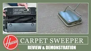 Vintage Hoover Model 8355 Carpet Sweeper Review & Demonstration
