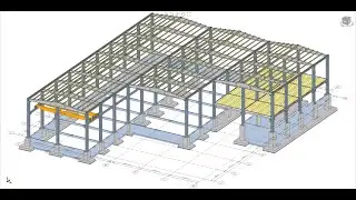 prefabriCAD® Sanayi Yapısı Modeli - Model_02