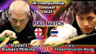 Thepchaiya Un-Nooh 🇹🇭 Vs Robert Milkins 🇬🇧 | UK Championship Snooker 2023  | Snooker Full Match |