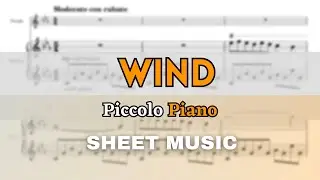 Brian Crain - Wind | Piccolo and Piano (Sheet Music/Full Score)