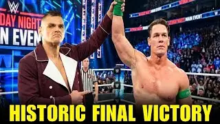 Джон Сина победил Гюнтера в историческом финальном матче WWE &ndash; победа на SNME 2025! 😱🏆