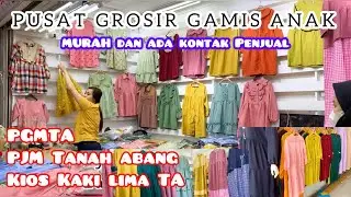 TUNIK DAN GAMIS ANAK TERBARU , SUDAH SATU STEL DENGAN KERUDUNG MURAH BANGET #gamisanak #tanahabang