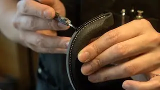 서류가방은 손잡이에서 시작됩니다 | Leather Briefcase Handle Making