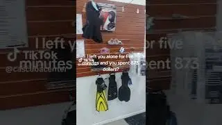 Being alone in a Dive Shop