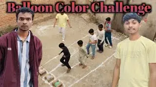 Balloon Color Challenge 😂💞 #new #challenge #video line balloon challenge #intartainment #video