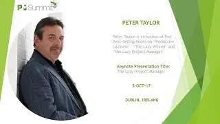 Peter Taylor - PM Summit 2017