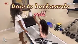How to Do a Backward Roll (Taught by Kids!) | Gymnastics with Chloe & Kennedy 🤸&zwj;♀️