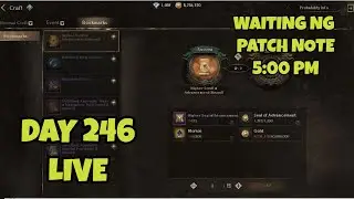NIGHT CROWS DAY 246 Patch Note na naman 4th Class na kaya or ??