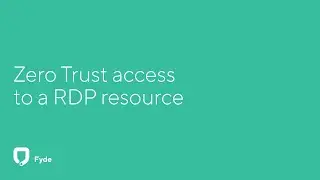 Fyde: RDP access for Windows