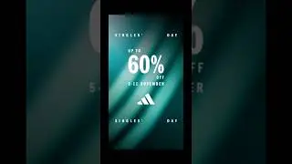 Adidas Singles Sale day November 5 -11 Live on Adidas app or Adidas.ae #Adidas #AdidasOriginals