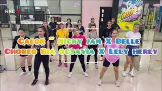 CALOR ~Nicky jam X Belle || ZUMBA || ZUMBA FITNESS || ZUMBA BANDUNG || ZIN RIA OCTAVIA #zumba