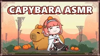 【ASMR】 Capybara facts tour and fluffy vibes
