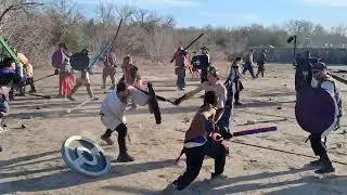 Foam fighting video 064: Pangea Field Battle