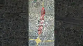 Amarillo's Extremely Strange Downtown Highway Layout #geography