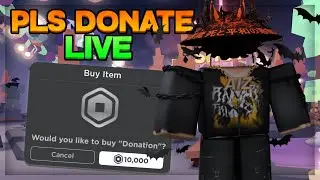 PLS DONATE LIVE | Donating my Viewers (Gifting TTS enabled min. 10 robux) | GIVEAWAYS 💸