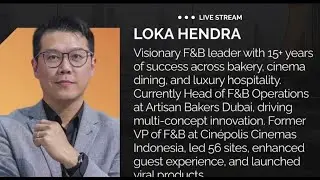 RestaurantWeek in Dubai | LIVE STREAM on Building a SUSTAINABLE F&B Brand in Times of Change