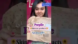 Purple skincare haul💜🌻 #skincare #review #purplleapp #haul #youtubeshorts #beauty #shorts #bts