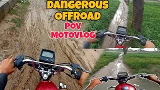 EXTREME DANGEROUS OFFROAD | BIKE BALANCE CHALLENGE | HONDA CD-70 BIKE RIDE MOTOVLOG
