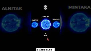 3 star in the night sky vs sun ☠️👽 #sun #space #astronomy #nightsky#star#scienceofinfinity #estrella