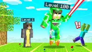 I Became a LEVEL 100 BOSS In Minecraft…