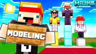 MODELING SHOW na MAJNR Skyblocku