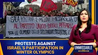 Anti-Israel , Anti-ICE Protest Erupts At 2026 Winter Olympics in Milan | Unmissable